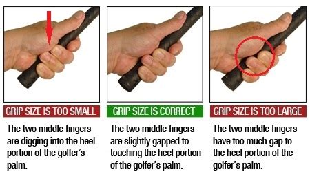 small putter grip vs large.